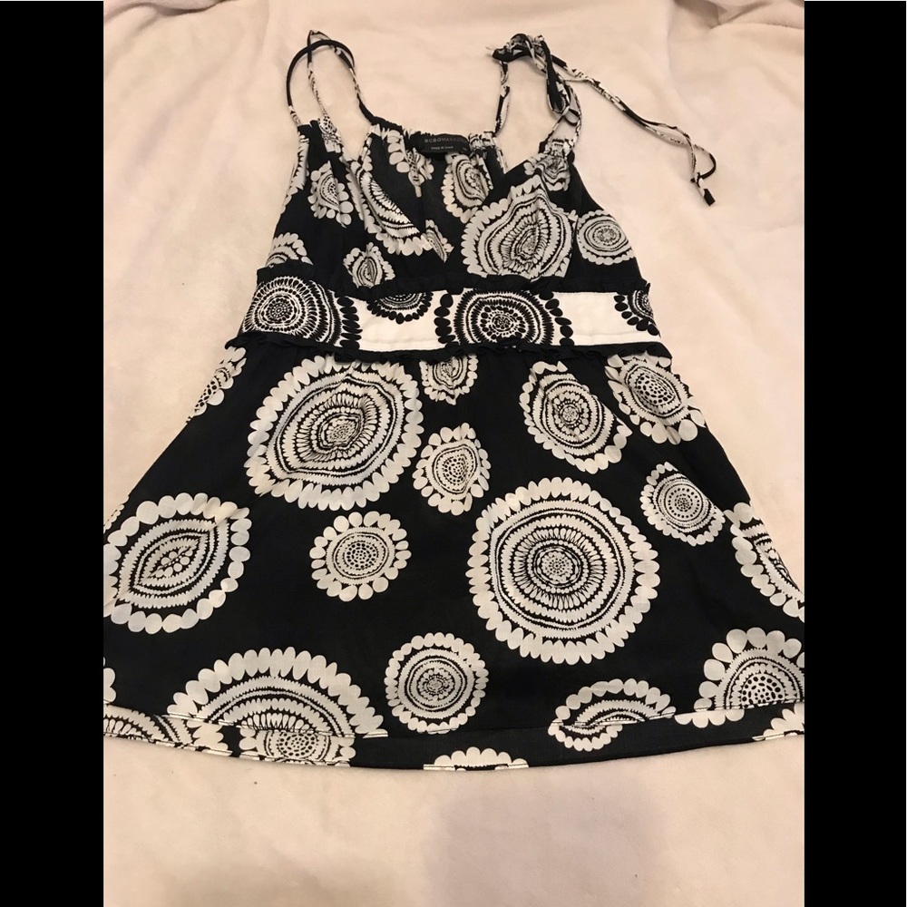 BCBG MAXAZRIA SPAGHETTI STRAP TOP